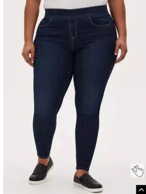 NWT torrid Lean Jean Super Soft Dark Wash  Skinny Jeans Plus Size 3 #2492